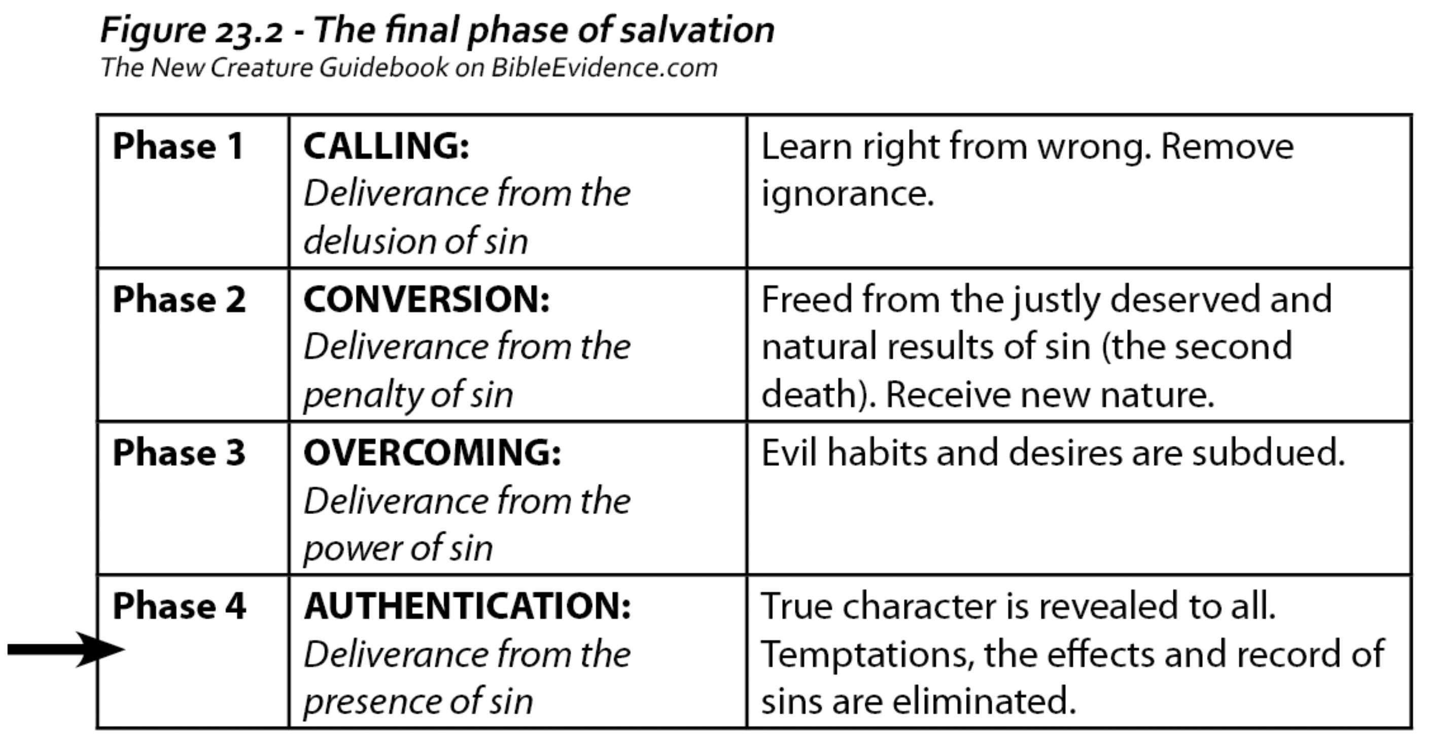 The Final Phase of Salvation