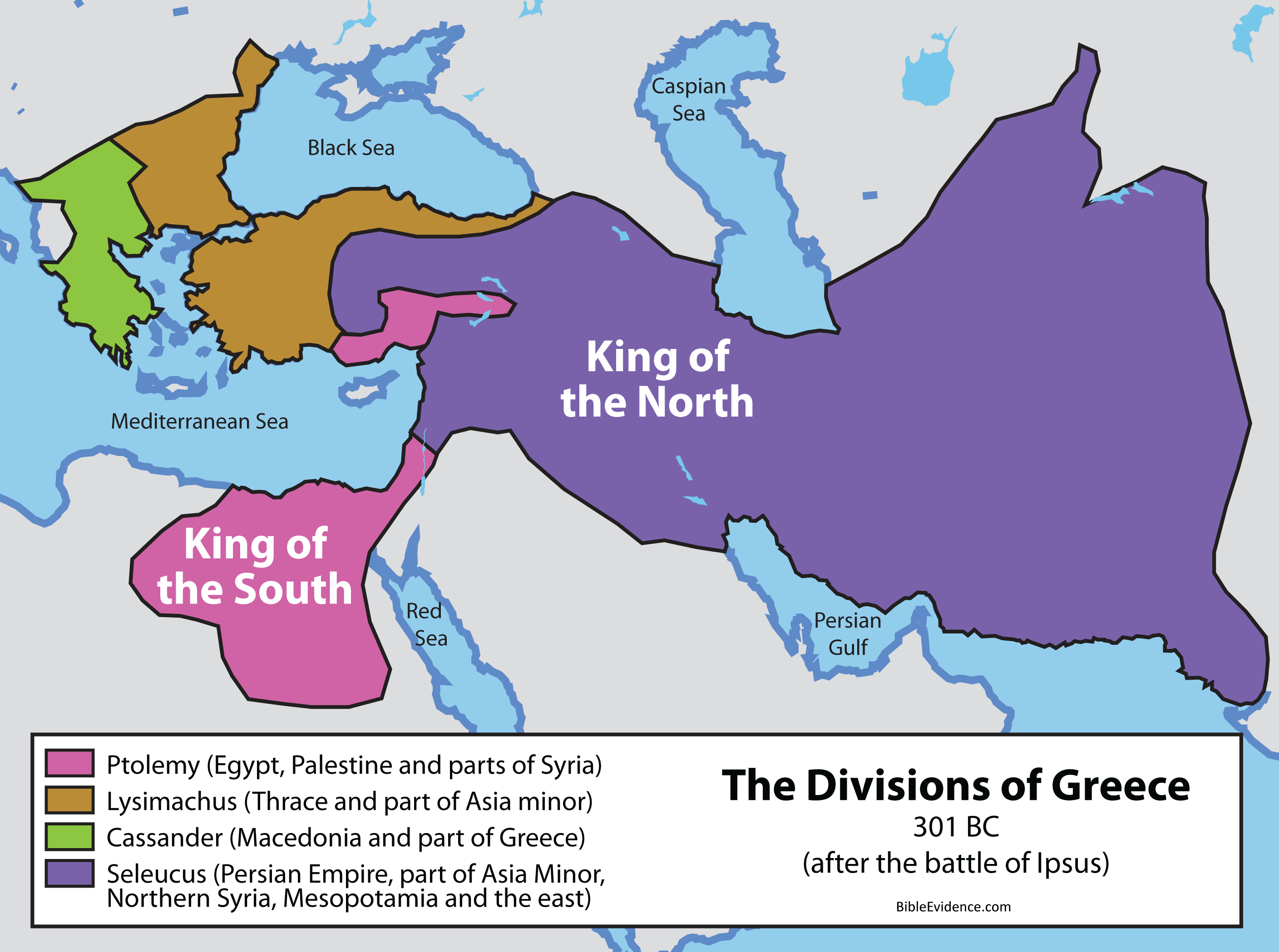 4 divisions of Greece